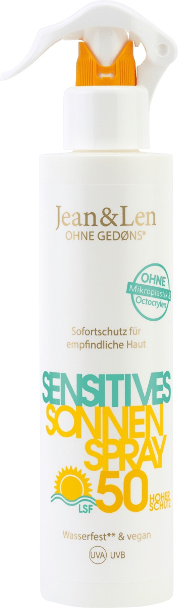 Jean & Len Sonnenspray Sensitiv SPF 50