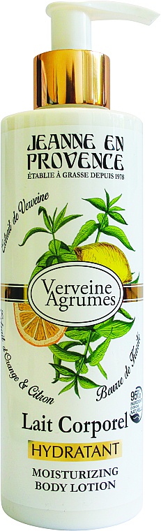 Jeanne en Provence Verveine Verbena Citrus Moisturising Body Milk Lotion