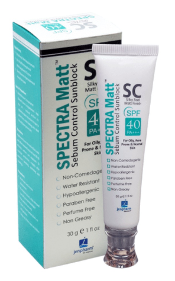 Jenpharm Spectra-Matt Sebum Control Sunblock SPF 40