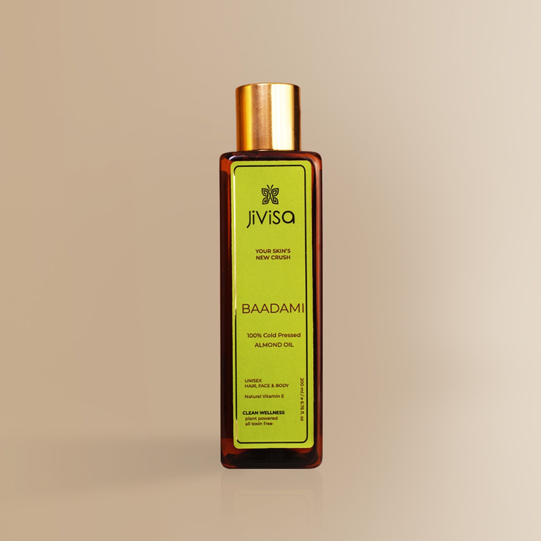 JiViSa Baadami 100% Cold Pressed Almond Oil