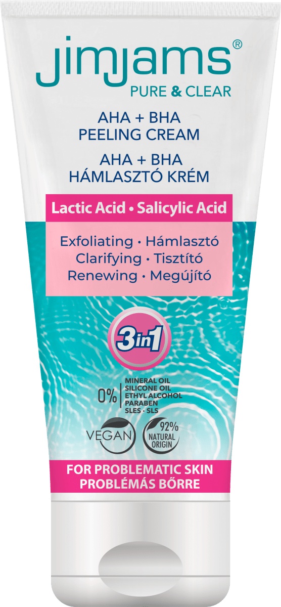 JimJams Pure & Clear AHA + BHA Peeling Cream
