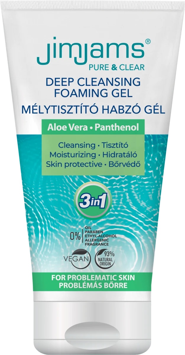 JimJams Pure & Clear Deep Cleansing Foaming Gel