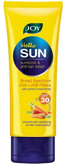 Joy Hello Sun Sunblock And Anti Tan Lotion