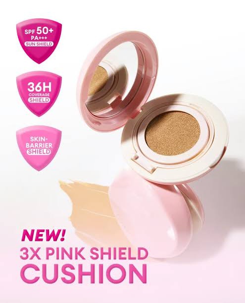 Judydoll Triple Pink Shield Cushion