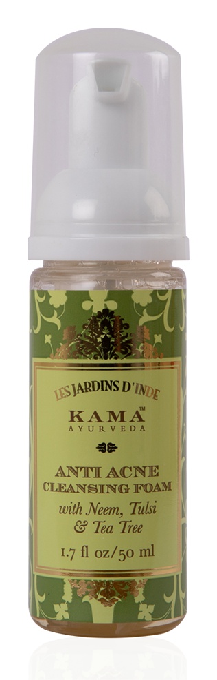 KAMA AYURVEDA Anti Acne Cleansing Foam With Neem, Tulsi & Tea Tree