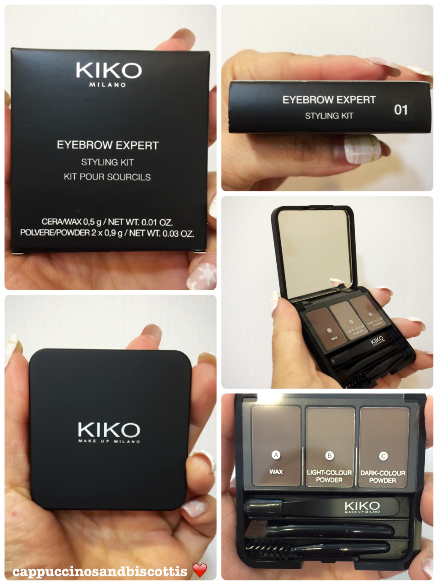 KIKO Milano Eyebrow Expert Styling Kit 01