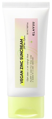 KLAVUU Vegan Zinc Suncream SPF50+ Pa++++