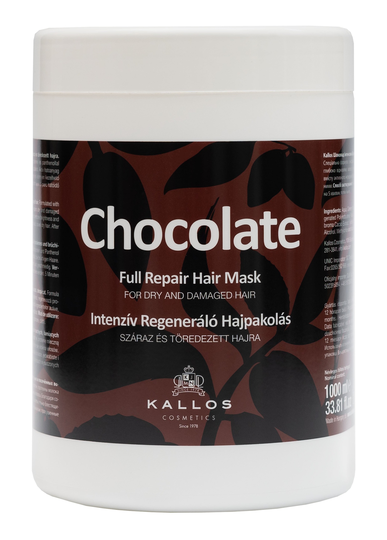 Kallos Chocolate Full Repair Hair Mask