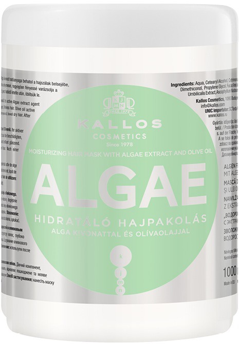 Kallos KJMN Algae Moisturizing Hair Mask