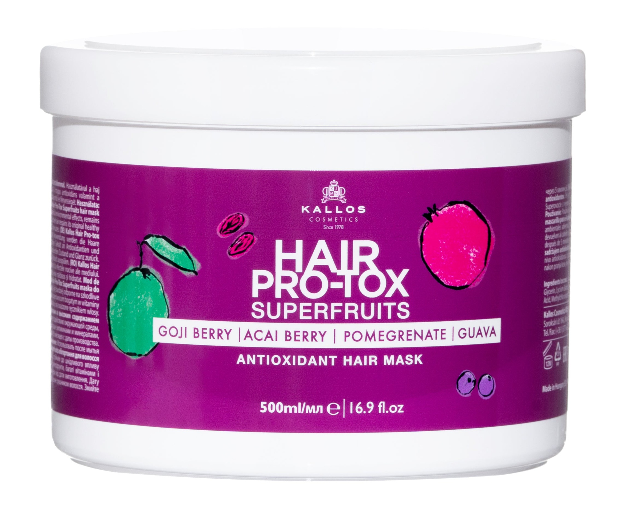 Kallos KJMN Hair Pro-Tox Superfruits Antioxidant Hair Mask