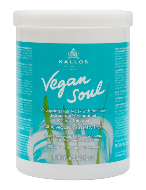 Kallos Vegan Soul Volumizing Hair Mask