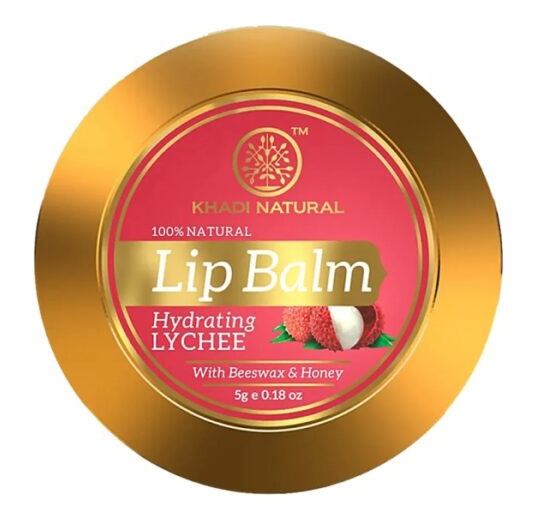 Khadi Natural Lychee Lip Balm