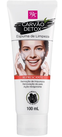 Kiss New York RK By Kiss Carvão Detox - Espuma De Limpeza