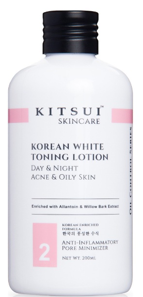 Kitsui Korean White Toning Lotion - Acne & Oily Skin