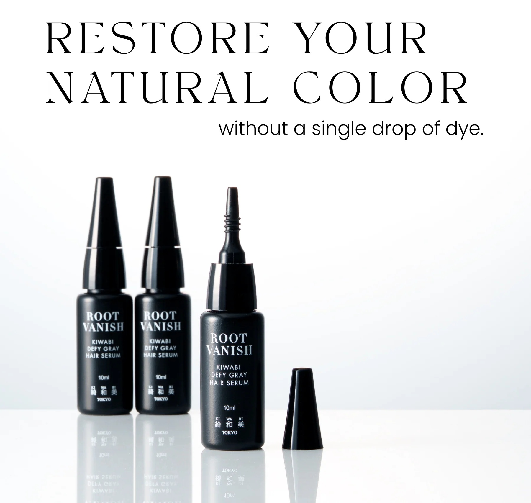 Kiwabi Defy Gray Hair Serum (reverse Grays)