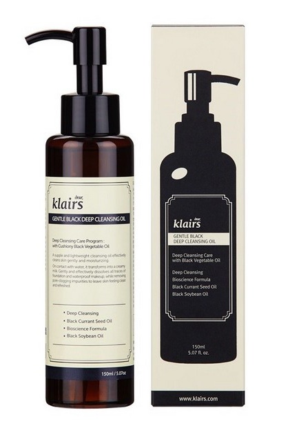 Klairs Gentle Black Deep Cleansing Oil (Discontinued)
