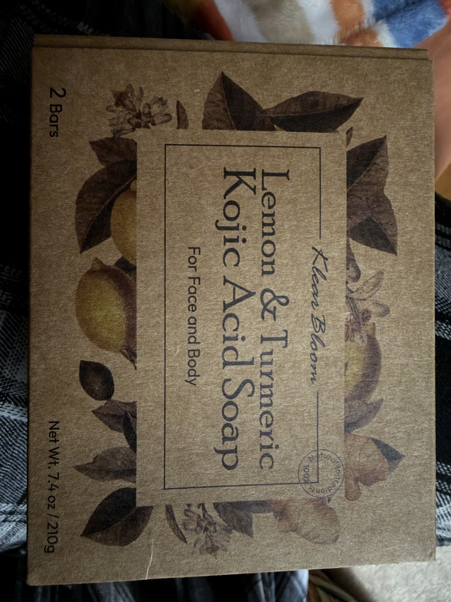 Klear Bloom Lemon Turmeric Kojic Acid Soap