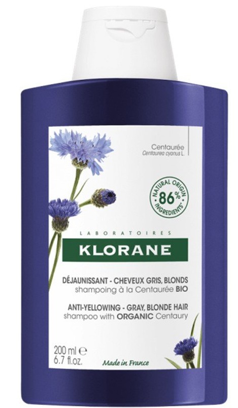 Klorane Anti Yellowing Shampoo With Centaury