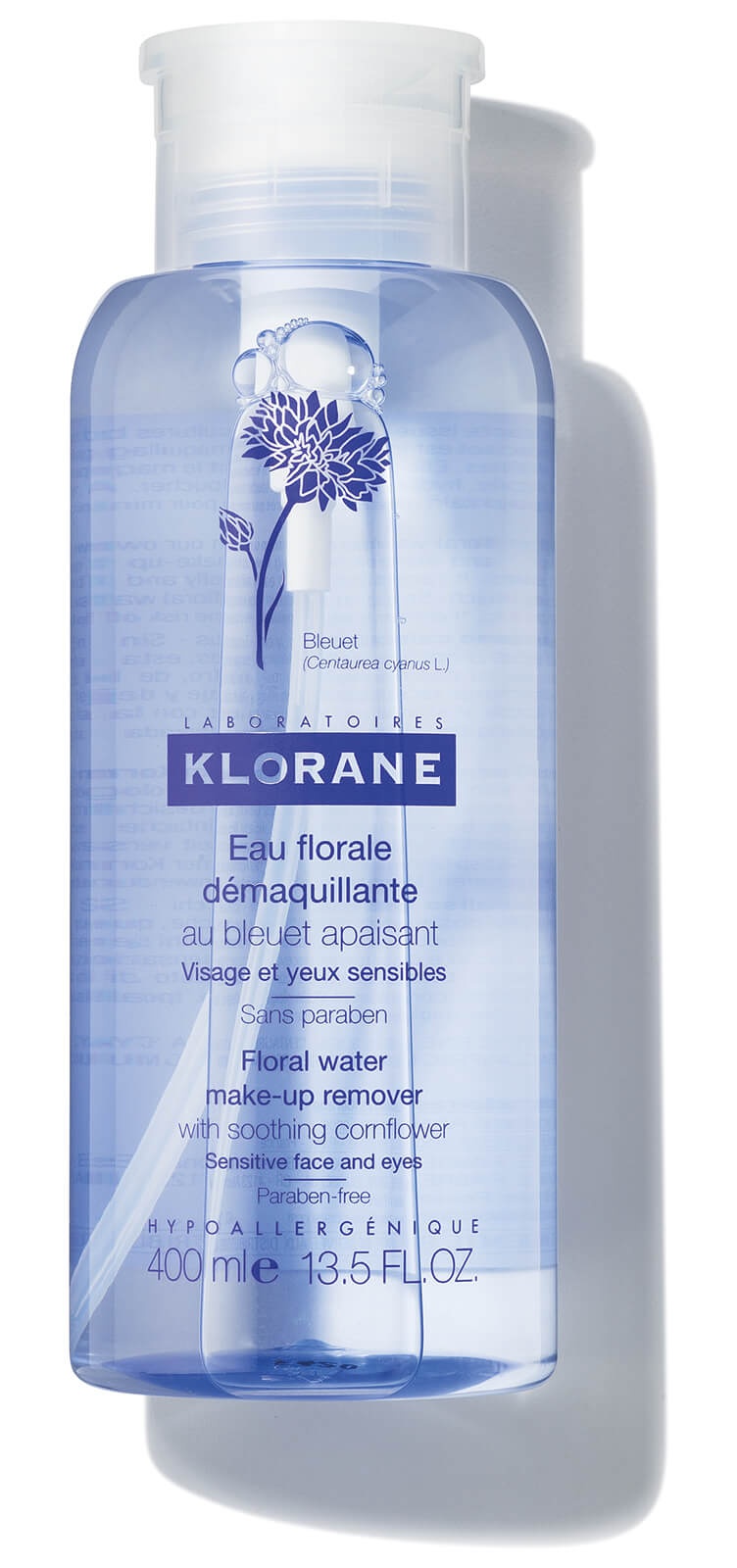 Klorane Floral Water Make-Up Remover With Soothing Cornflower