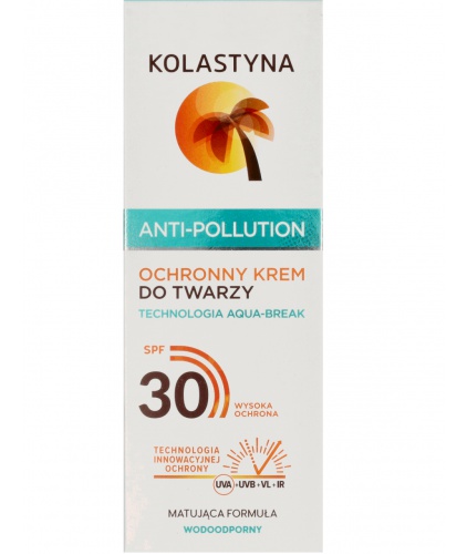 Kolastyna Anti-pollution Ochronny Krem Do Twarzy SPF 30