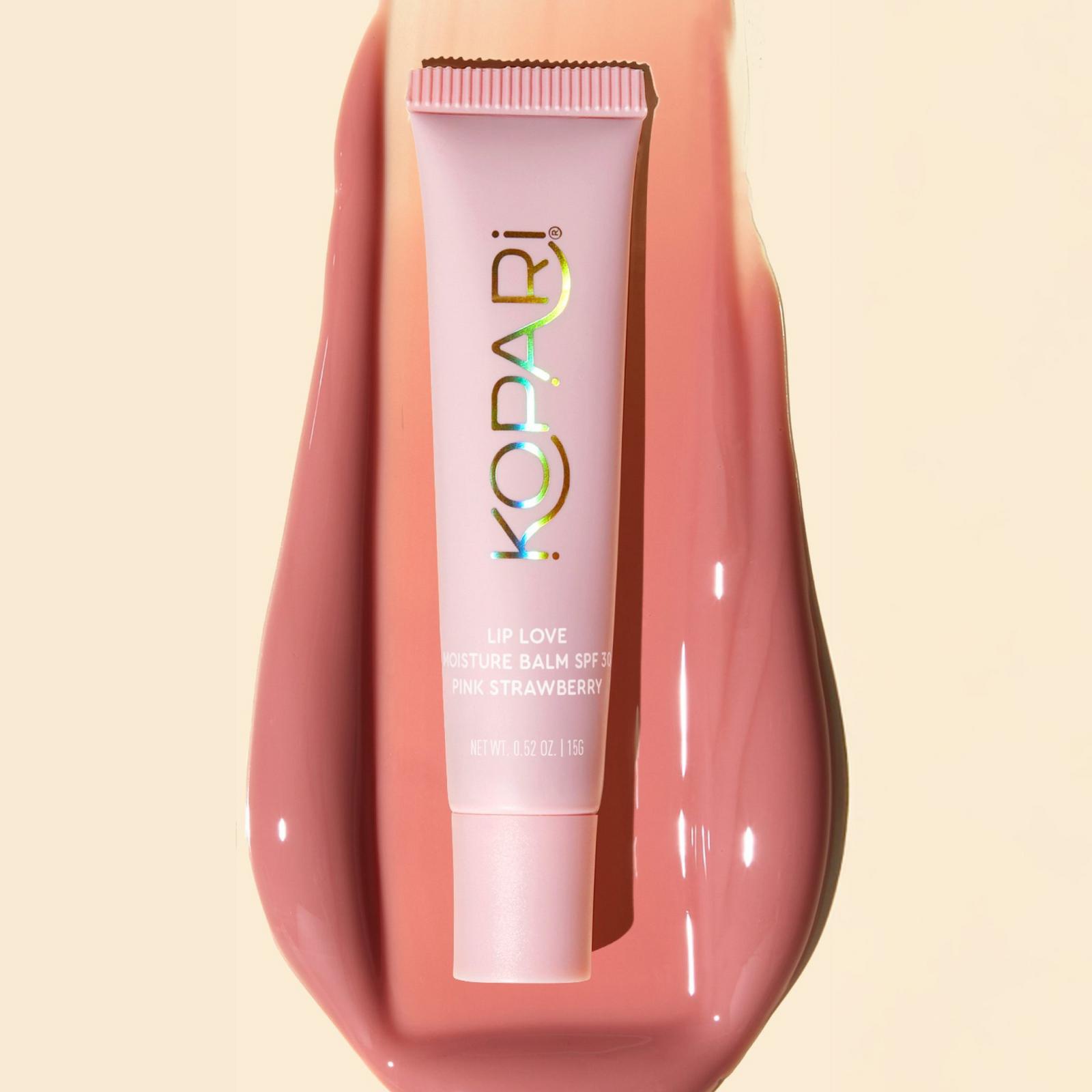 Kopari Beauty Pink Strawberry SPF 30 Lip Love Moisture Balm