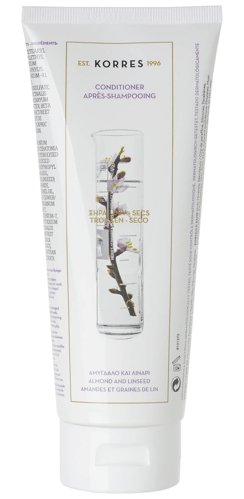 Korres Conditioner Almond & Linseed For Dry/Damaged Hair
