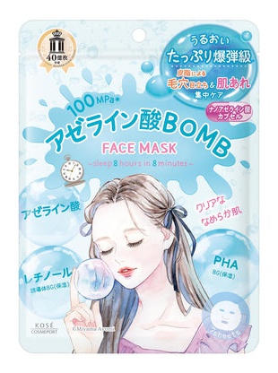 Kose Cosmeport Clear Turn Azelaic Acid Bomb Mask