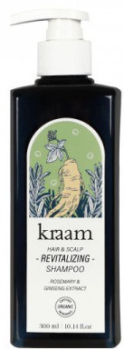 Kraam Hair & Scalp Revitalizing Shampoo (rosemary & Ginseng Extract)