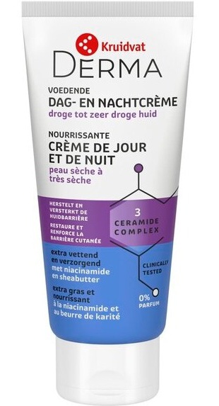 Kruidvat Derma Droge Huid Dag- En Nachtcrème