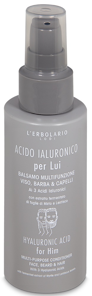 L'Erbolario Multi-purpose Conditioner Face, Beard & Hair Hyaluronic Acid For Him