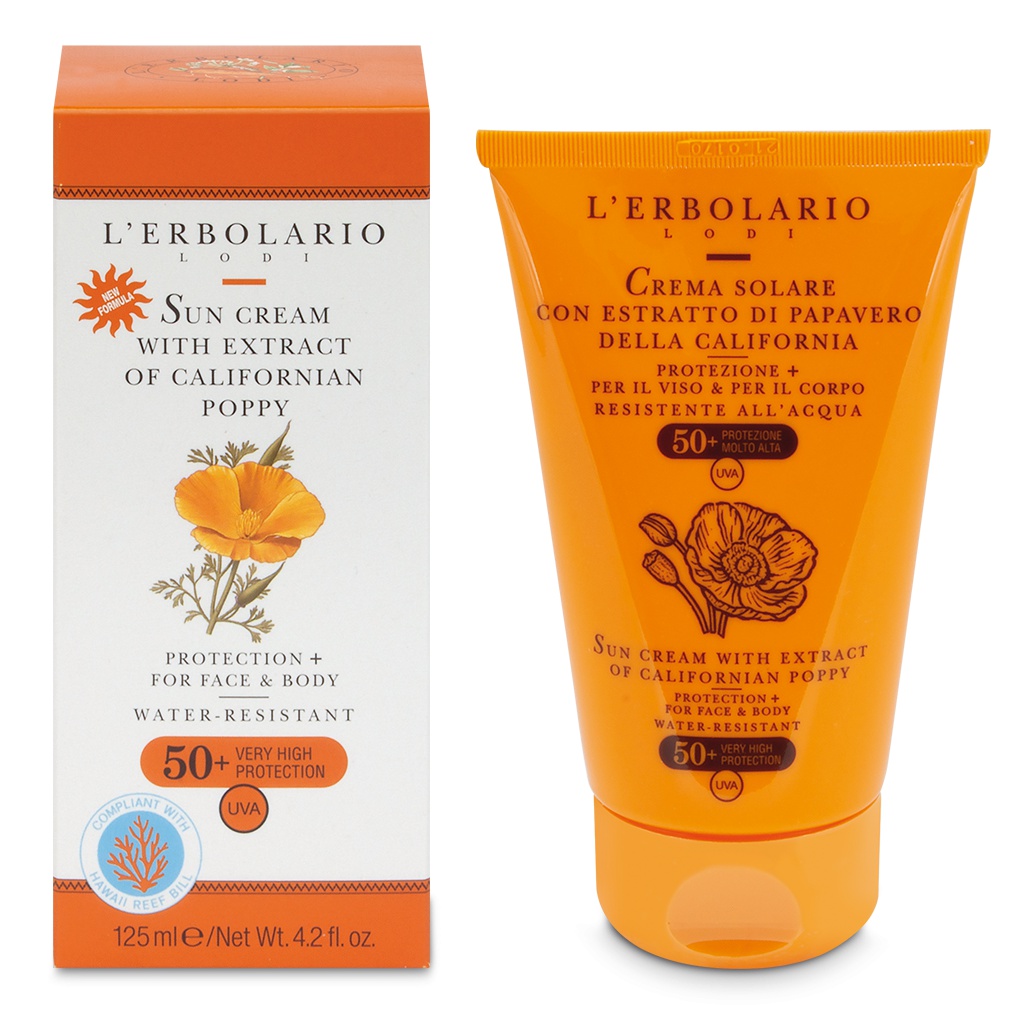 L'Erbolario Sun Cream For Face And Body SPF 50+