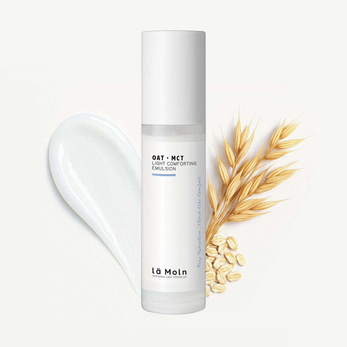 LÄ MOLN Oat • Mct Light Comforting Emulsion (for Sensitive Skin, Fungal Acne Safe)