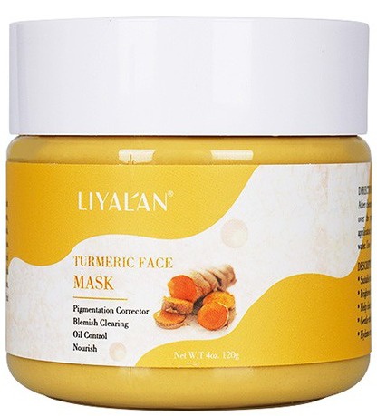 LIYAL'AN Turmeric Detox Brighten Nourish Face Clay Mask