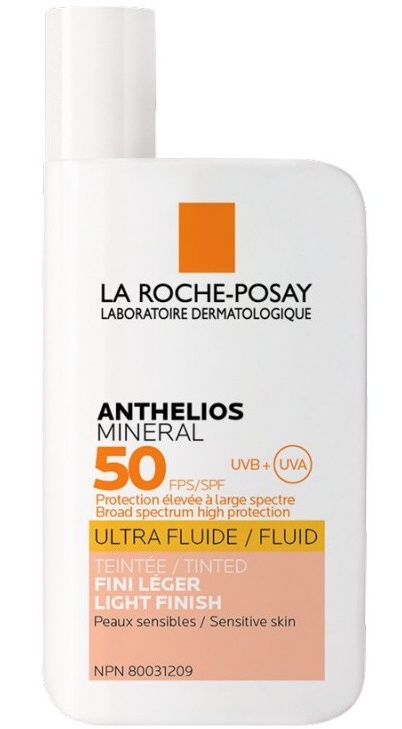 La Roche-Posay Anthelios Mineral Tinted Ultra Fluid SPF 50 Facial Sunscreen