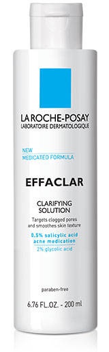 La Roche-Posay Effaclar Clarifying Solution Acne Toner With Salicylic Acid