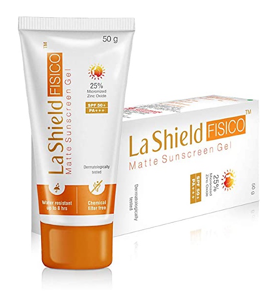 La Shield Fisico Matte Sunscreen Gel SPF 50+ PA+++