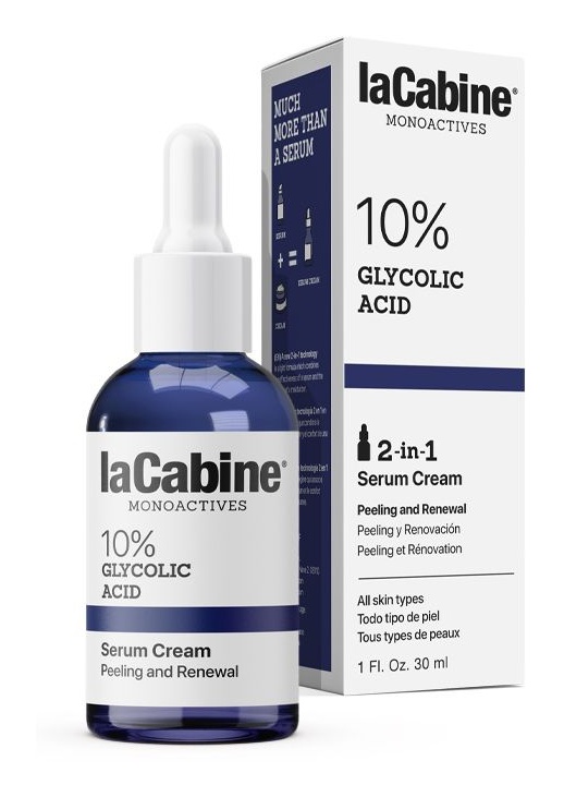 LaCabine Sérum Crema 2 En 1 Con 10% De Ácido Glicólico