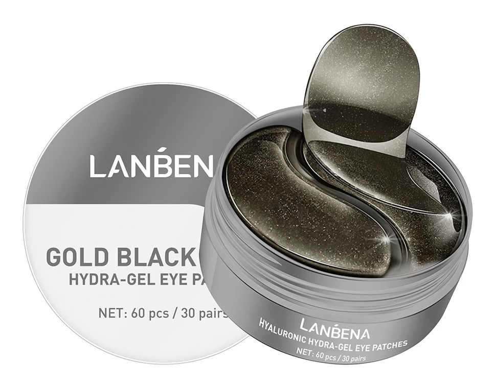 Lanbena Gold Black Pearl Hydra-gel Eye Patches