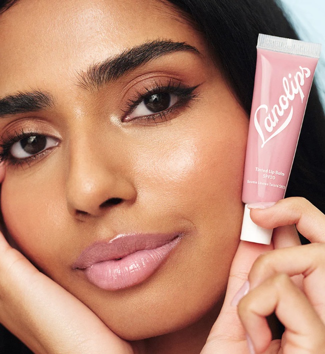 Lanolips Tinted Lanolin Lip Balm SPF30 Rose