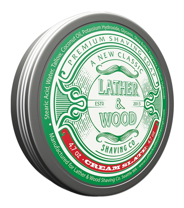 Lather & Wood Shaving Soap Shaving Soap -Woodsy Scent