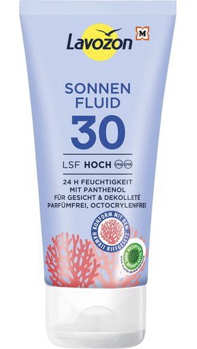 Lavozon Ocean Love Sonnenfluid Lsf 30 Octocrylenfrei