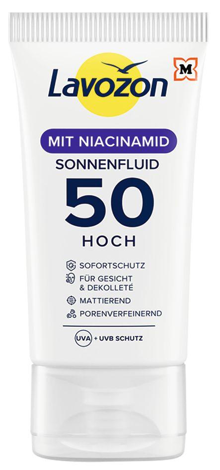 Lavozon Sonnenfluid Lsf50 Mit Niacinamid
