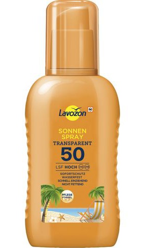 Lavozon Sonnenspray Transparent LSF 50