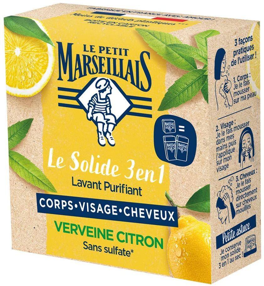 Le Petit Marseillais Le Solide 3 En 1