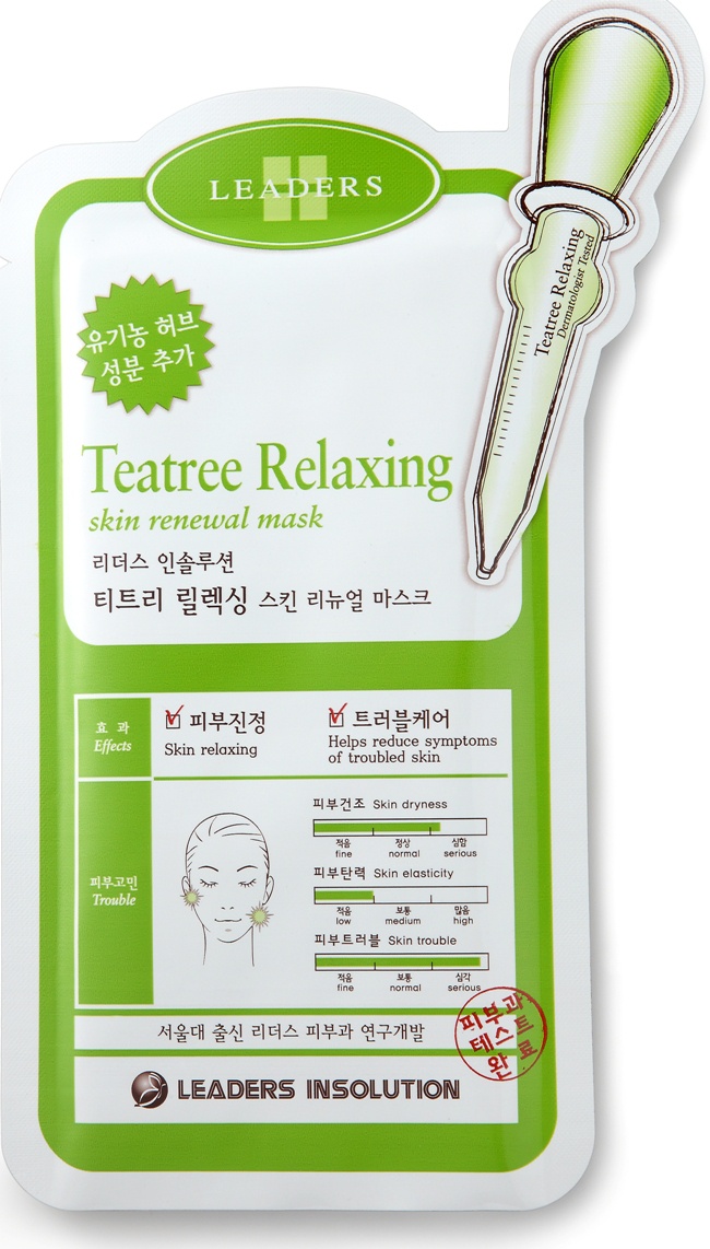 Leaders Teatree Relaxing Renewal Mask