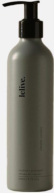 Lelive Cleaner Colada | Coconut + Pineapple African Oil Cleanser