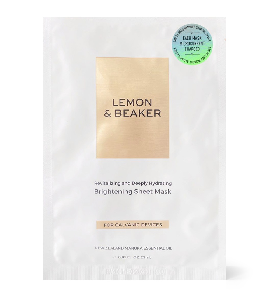 Lemon & Beaker Brightening Sheet Mask