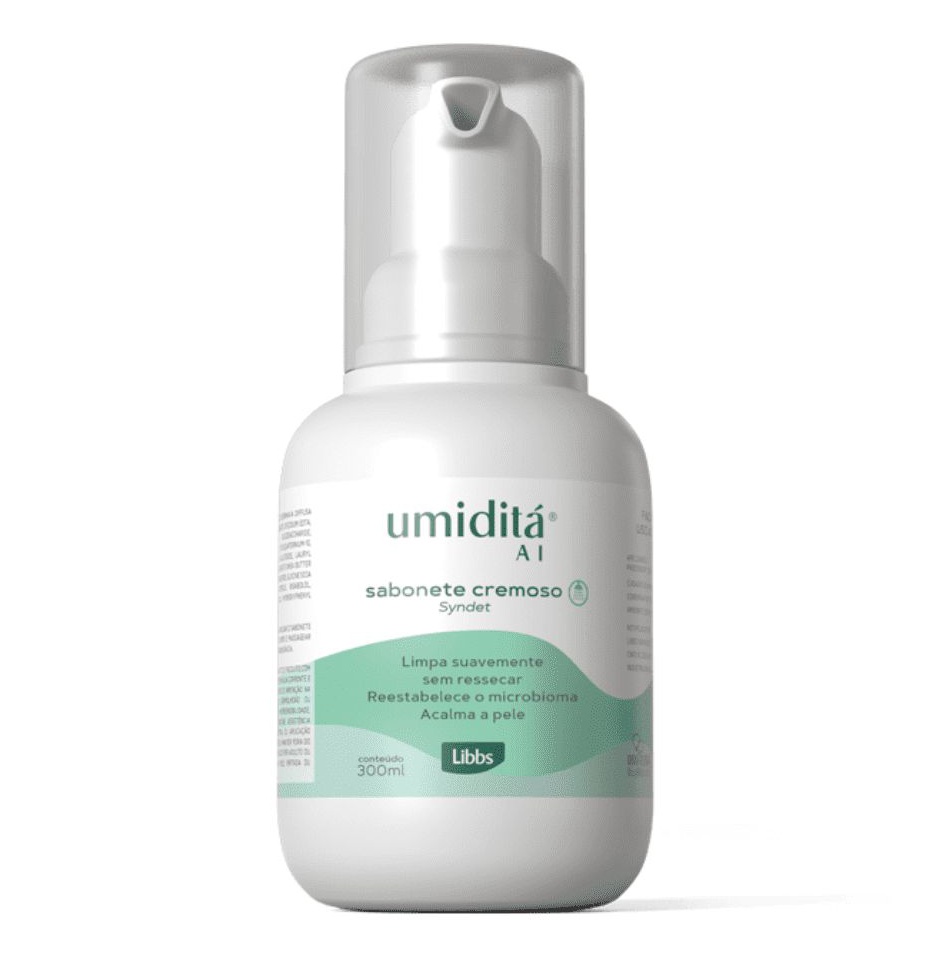 Libbs Umiditá Ai Sabonete Cremoso Facial E Corporal