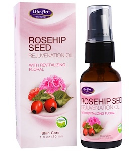 Life-flo Rosehip Seed Rejuvenation Oil With Revitalizing Floral