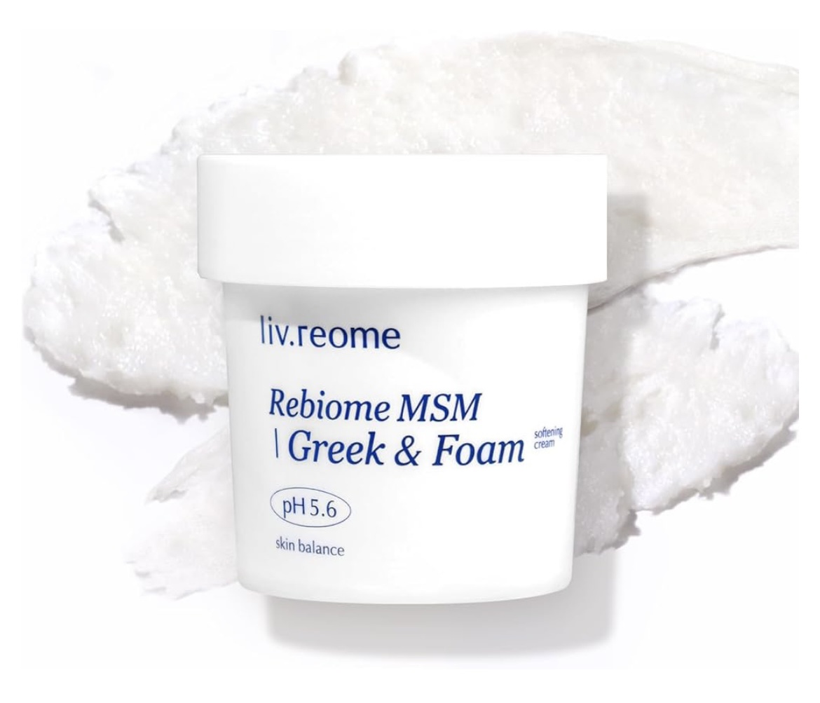 Liv.reome Rebiome Msm Greek & Foam Cleanser
